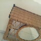 Mirror door shelf rattan 60s coats