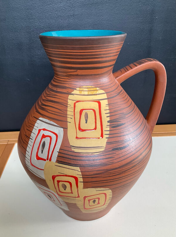Vase vintage céramique West Germany années 70