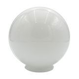 White glass globe ø20cm