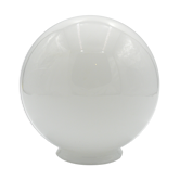 White glass globe ø20cm