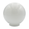 White glass globe ø20cm