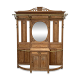 Grand vestiaire d’entrée en chêne Début XXème