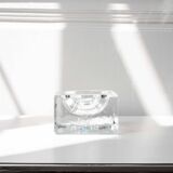 Cendrier en verre soufflé à bulles par Nybro Sweden