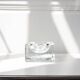 Bubble blown glass ashtray by Nybro Sweden