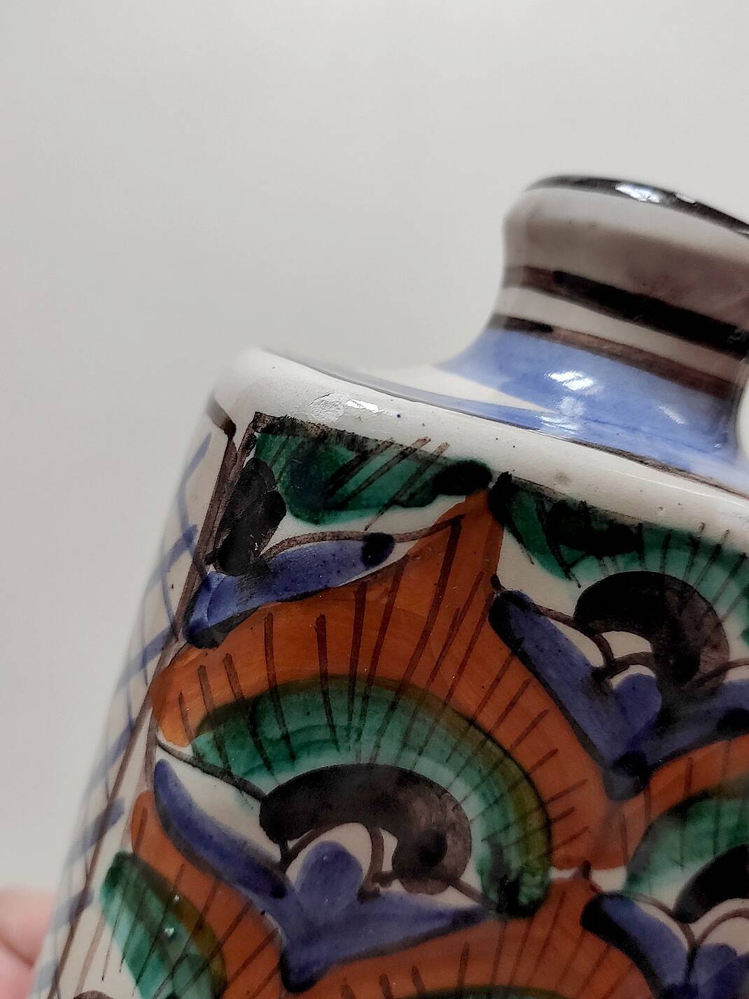 Flacon/flasque céramique artisanale
