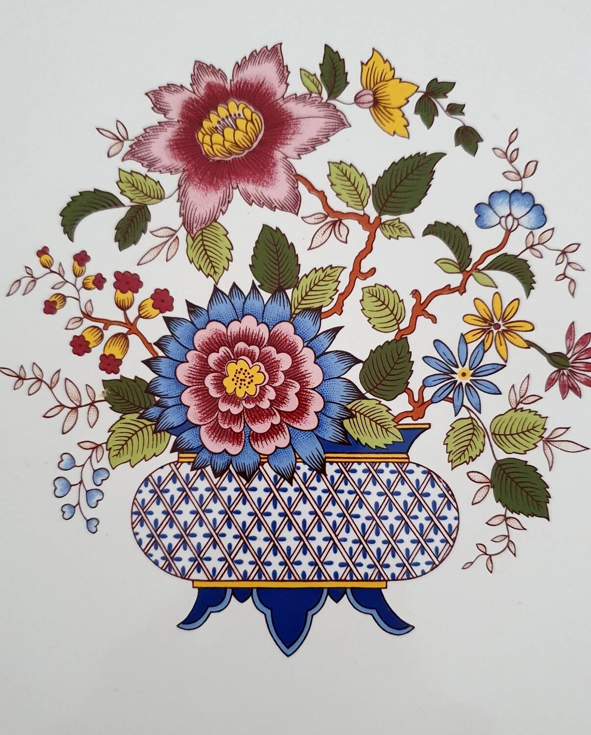 Flowery pie dish - Saint Clément
