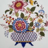 Flowery pie dish - Saint Clément