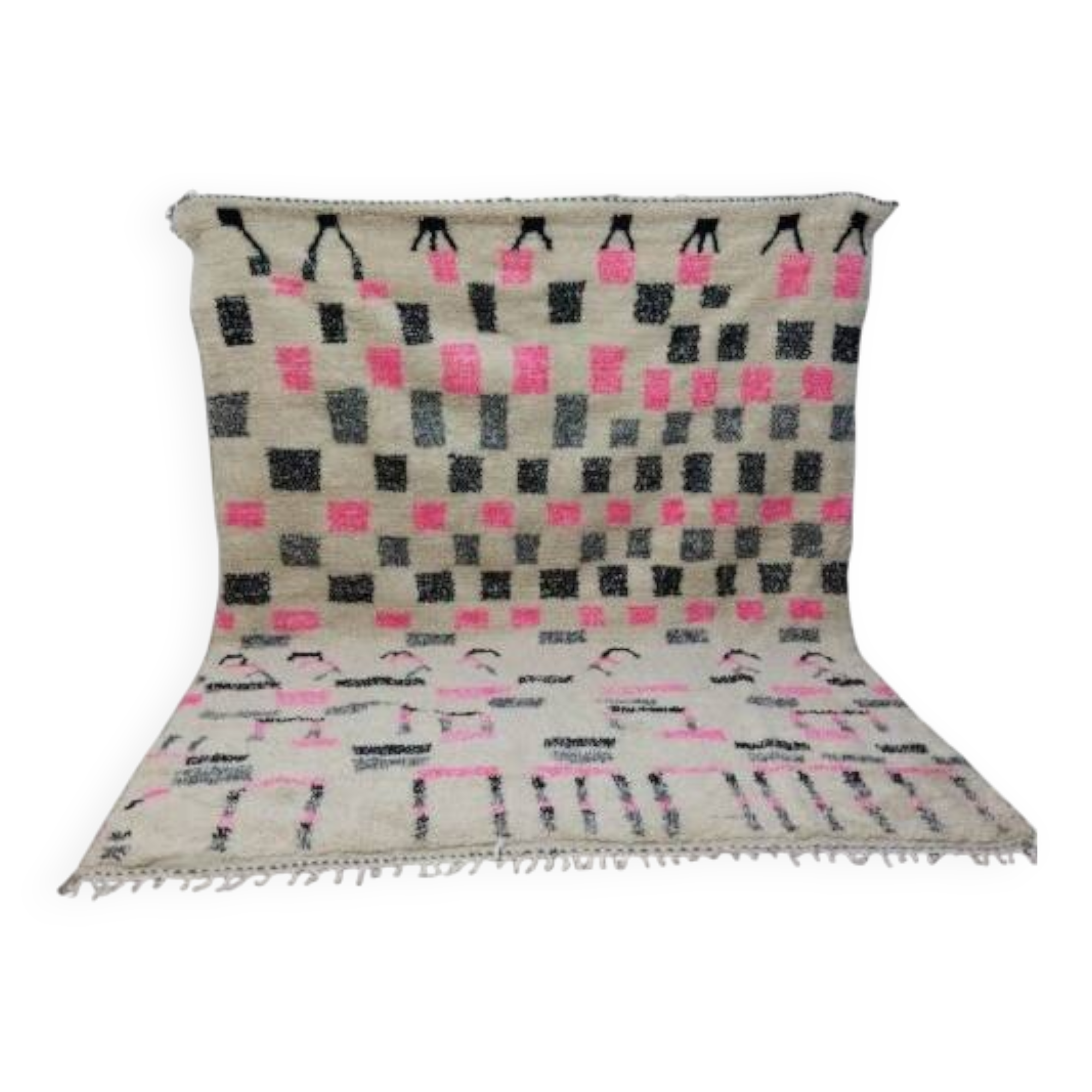 Azilal Berber rug in handmade wool 326 X 250 CM