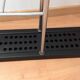 Chrome plated metal umbrella holder and black base 60/70 years