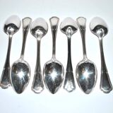Ercuis set of 7 victoria silver-plated soup table spoons - spatours net