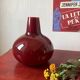 Vintage table lamp in red glass – SCE, France