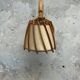 Vintage rattan wall lamp 1950
