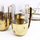 Brass orangeade service and 60s glass