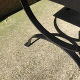 Wrought iron coffee table ceramic 60