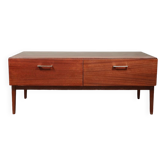 Vintage commode low board mid century modern design palisander colour 1970
