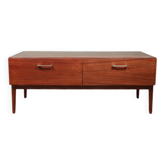 Vintage commode low board mid century modern design palisander colour 1970