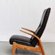 Rolf Rastad & Adolf Relling "Rock'n Rest" Chair and Ottomane for Arnestad Bruk