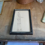 Dessin de mode encadré