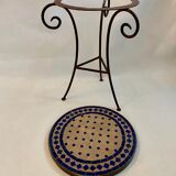 Mosaic pedestal table
