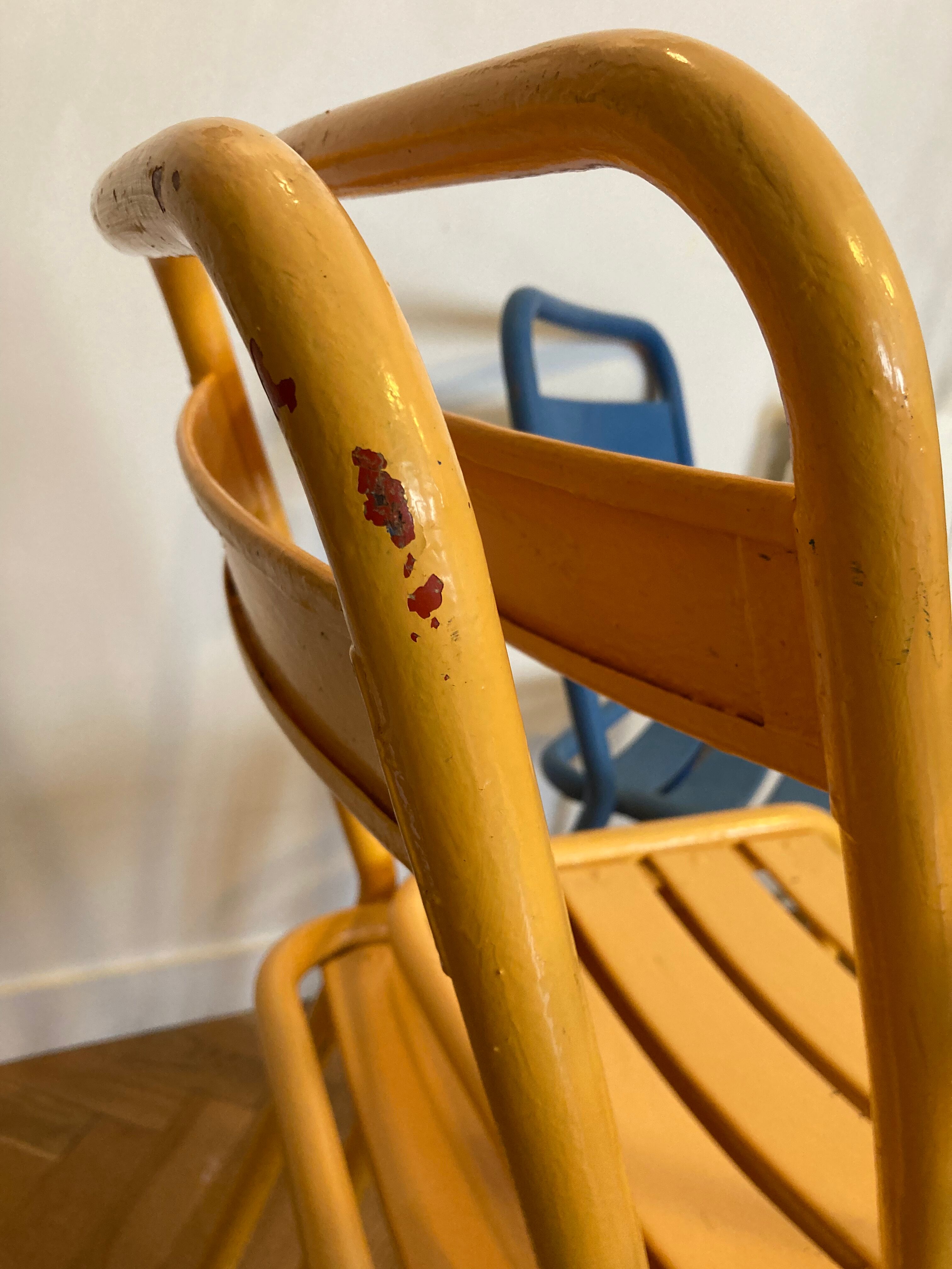 Set of 5 Tolix chairs