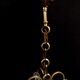Lustre 4 lights bronze and crystal