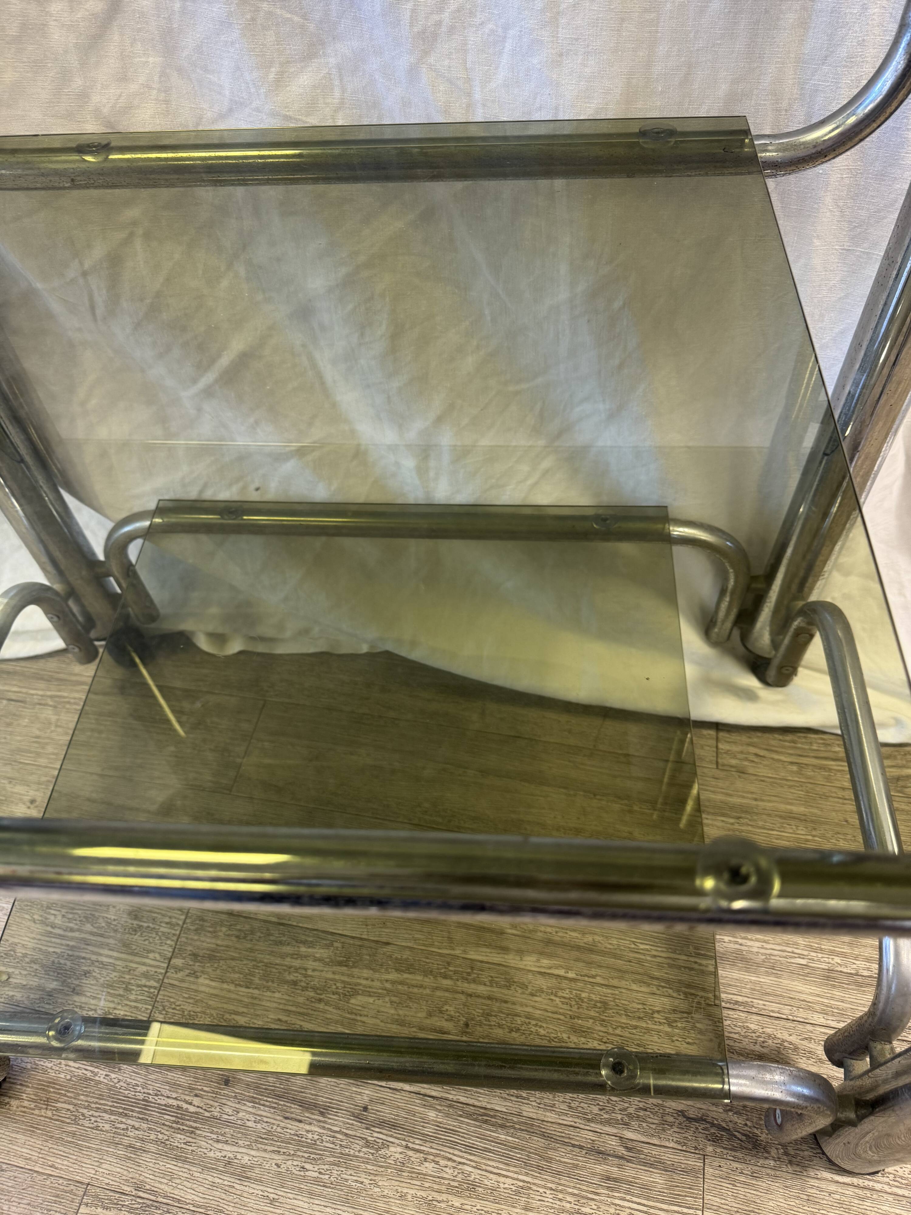 Vintage 70s rolling trolley
