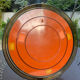 Miroir rond en plexiglas fumé - GILAC n°1813 - Vintage 1970