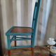 Chaise bistrot en bois ancienne relookée