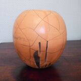 Poterie artisanale, vase raku