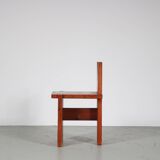 Chaises de salle à manger style Dominique Zimbaca, France, 1960