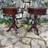 Small pair of Regency style mahogany bedside tables, 20th century period