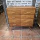 Vintage chest of drawers from the 60s in oak