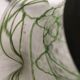 Wall lamp, art deco tulip colored glass