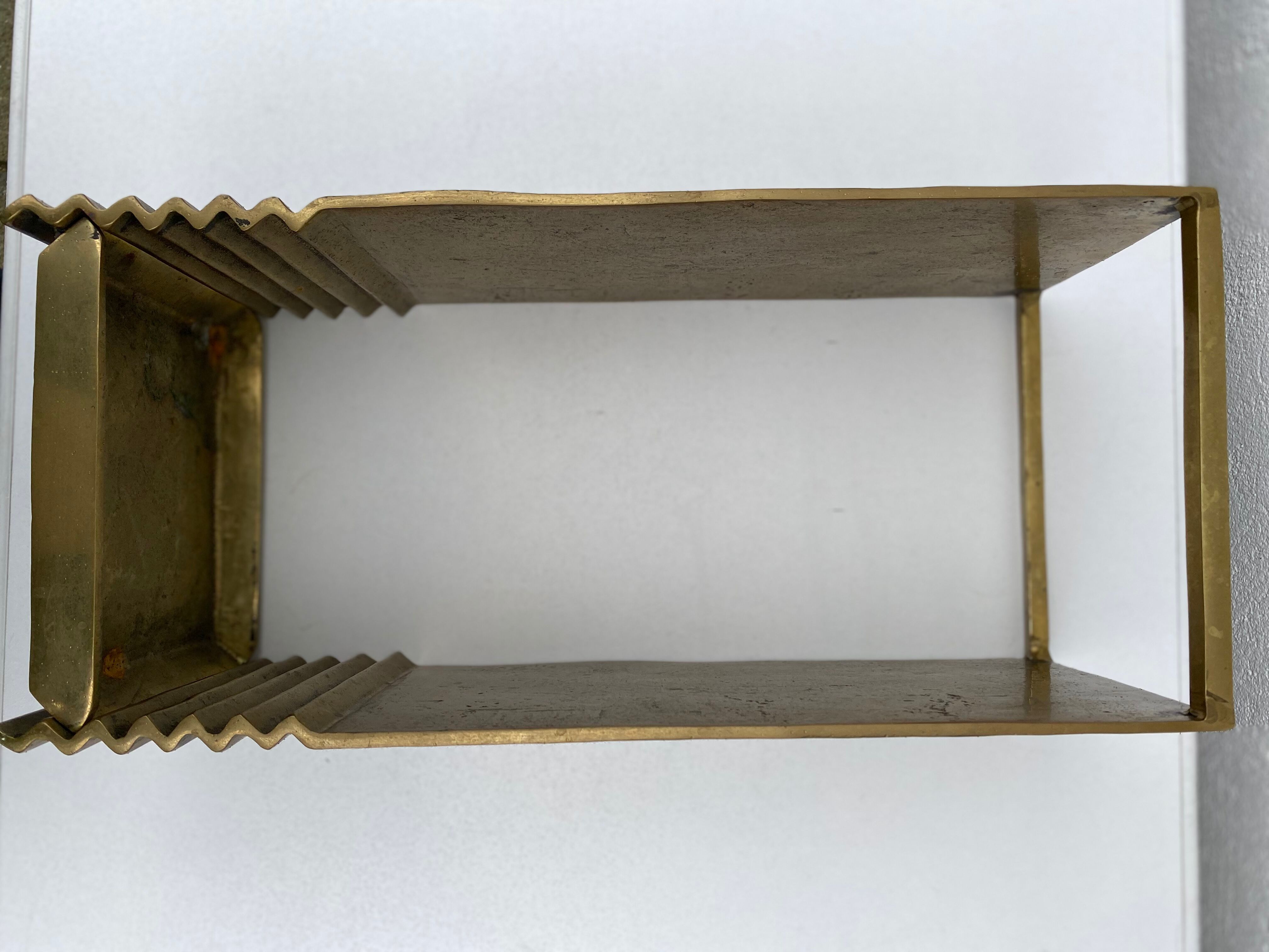 Hollywood Regency Vintage Brass Umbrella Stand