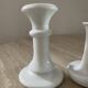Series of 3 vintage candlesticks from the 60s and 70s