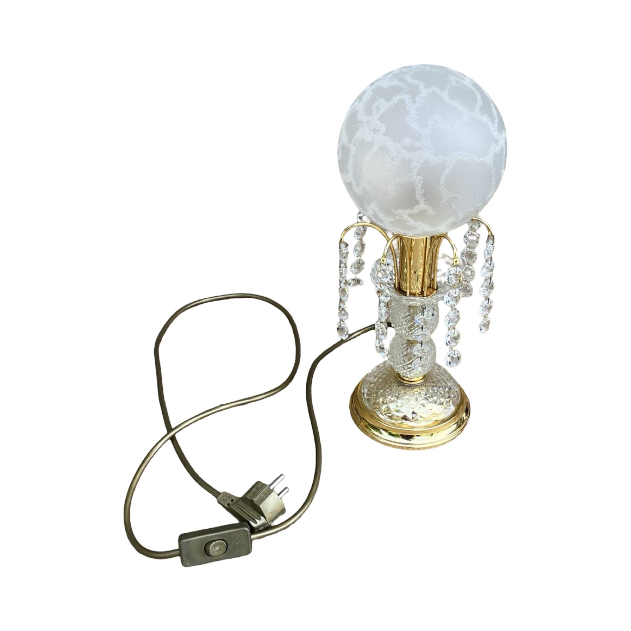 Table lamp, Hollywood Regency, Sölken Leuchten, Germany, 1980s.