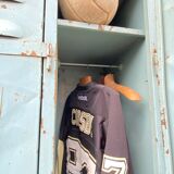 Vintage metal industrial wardrobe