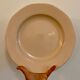 Pink vintage round dish from the digoin manufacture