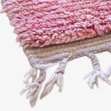 Pink Hallway Runner - 390 x 82 cm