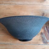 Paire d'appliques en verre granité noir
