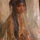 Orientalist portrait by Édouard Verschaffelt