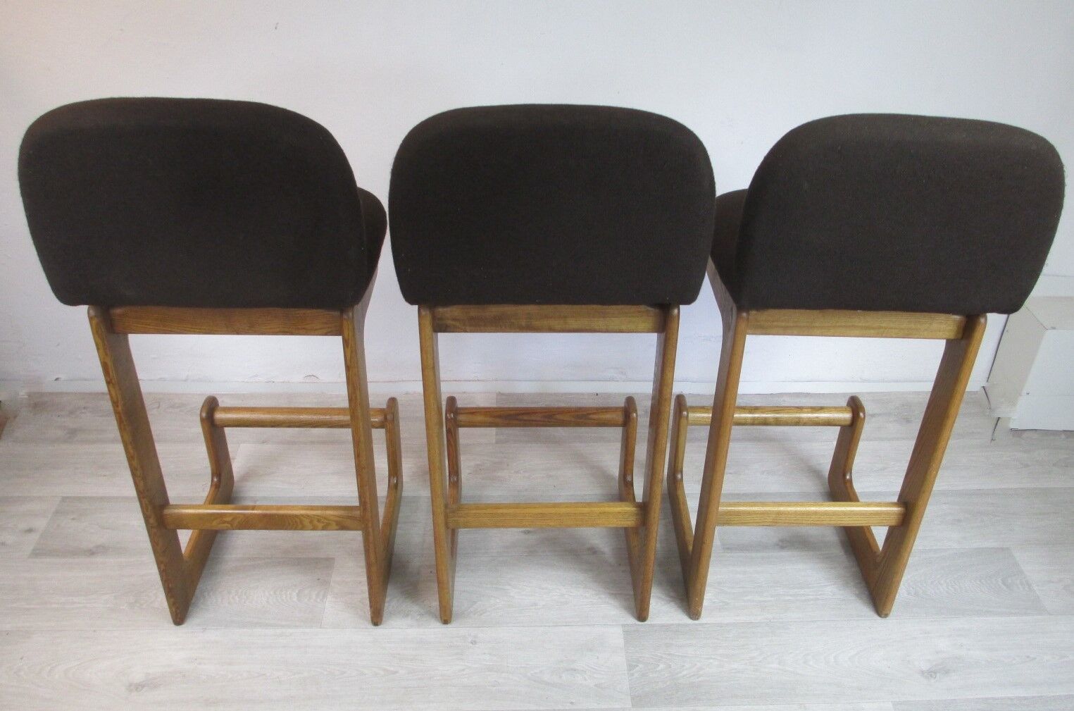 Set of Three Bar Chairs, Brune, Germany, 1970s