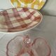 Pink double glass salt shaker