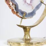 Bronze and amethyst lamp. 1970s.