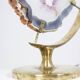 Bronze and amethyst lamp. 1970s.