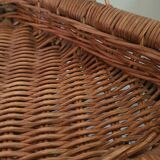 Wicker corner shelf 70s