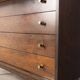 Vintage 1960s wooden secretaire sideboard design G.Frattini for Bernini