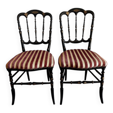 Pair of Napoleon III chairs