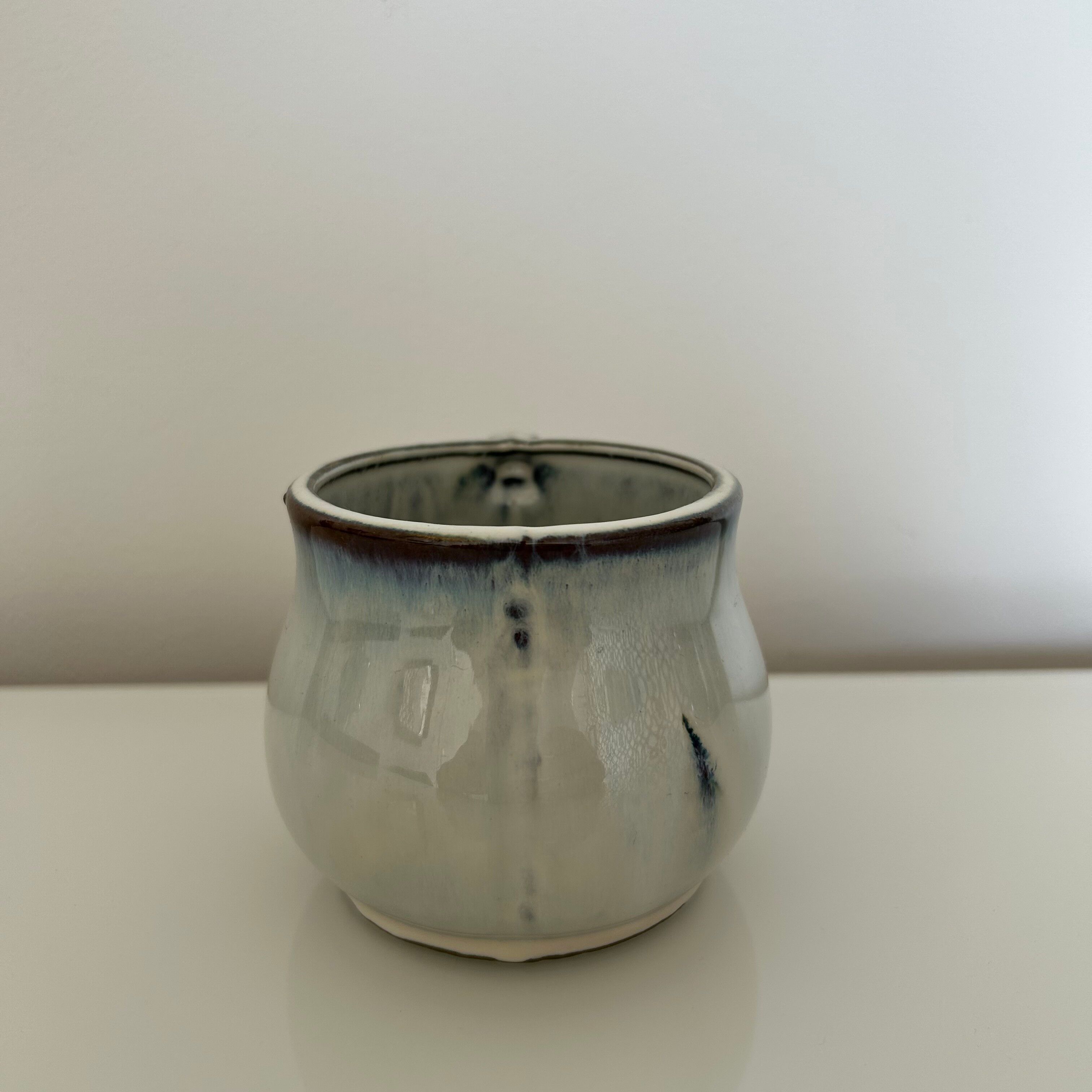 Blue and grey gradient mug