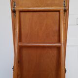 Vintage bamboo psyche mirror 38x150cm